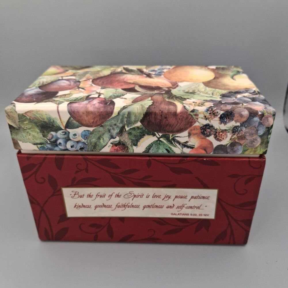 Dayspring Recipe Box 50 Blank Recipe Cards 12 Dividers Organizer Grandmacore